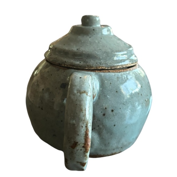 EC Modern Home Decor Handmade Ceramic Grey Teapot - Picture 6 of 12